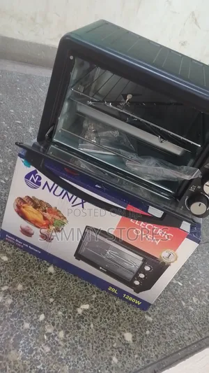 Nunix E20-R 1280W Countertop Electric Oven