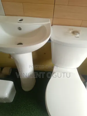 Ceremic Sink and Toilet