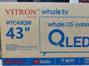 Vitron 43 QLED Whale Digital Smart TV- The New Model