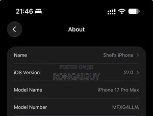 Apple iPhone 17 Pro Max 256 GB Silver