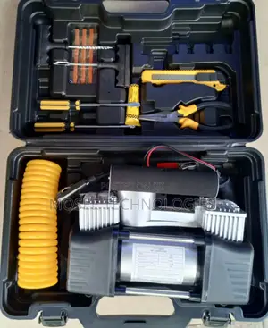 Heavy-Duty Double Air Compressor – High Pressure Air Pump