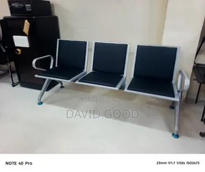 Unpaded Waiting Chair