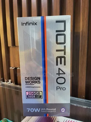 New Infinix Note 40 Pro 256 GB Black