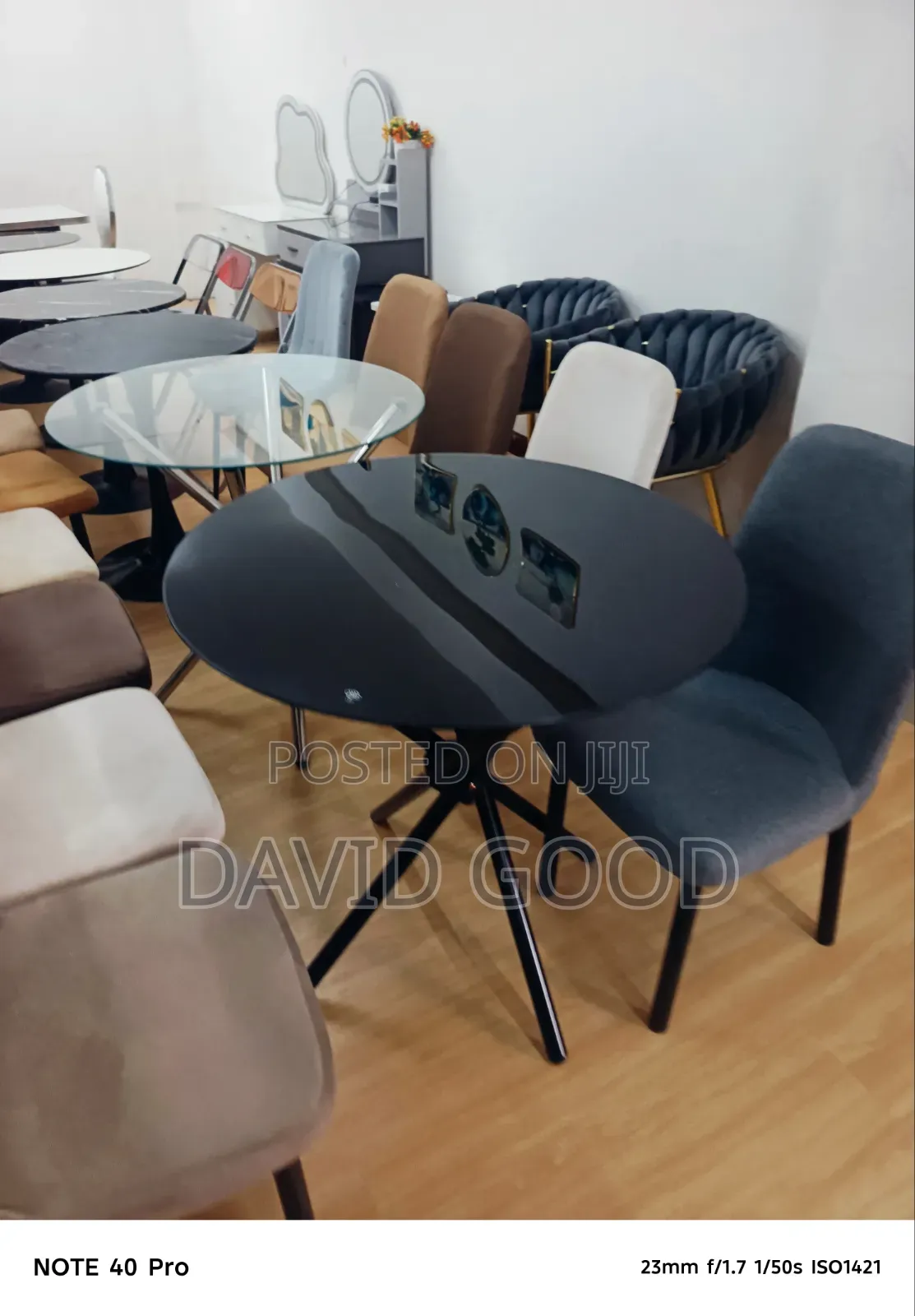 Black Round Table