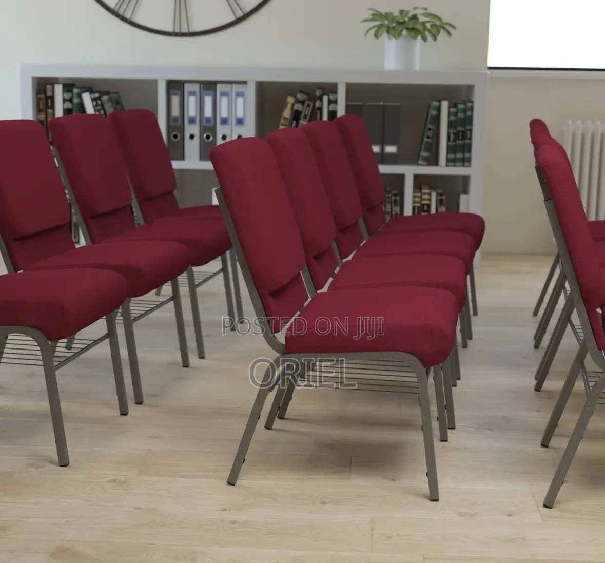 Office Chair : Heavy Duty Fabric Church Chair