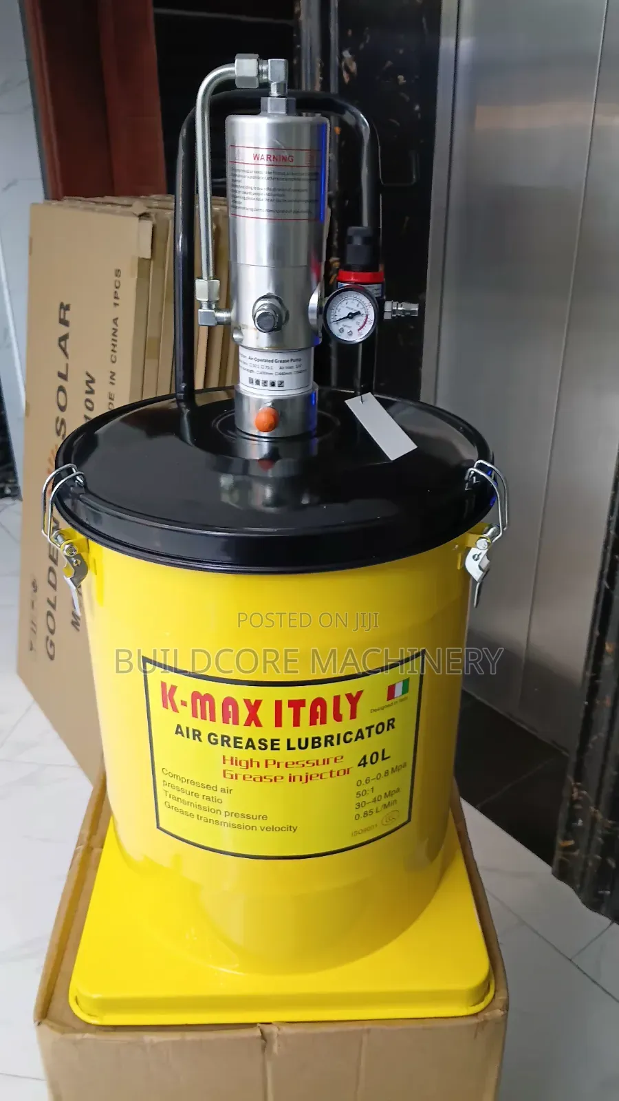 40litres Kmax Italy Air Grease Bucket