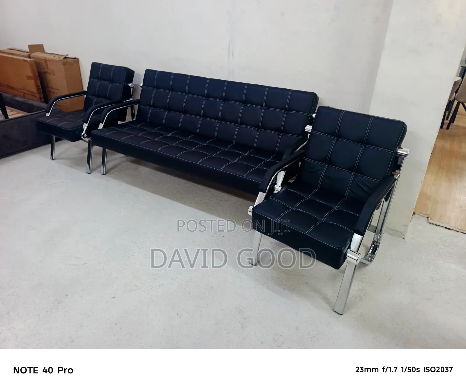 Black Office Sofas