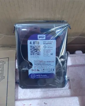 Original 4TB WD Purple Surveillance HDD for CCTV Security Systems