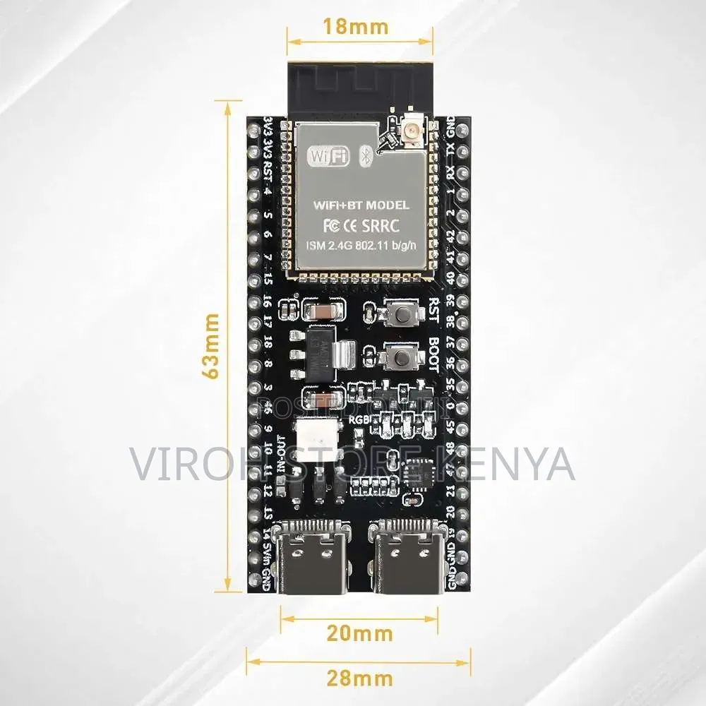 ESP32-S3 Dual Type-C Development Board