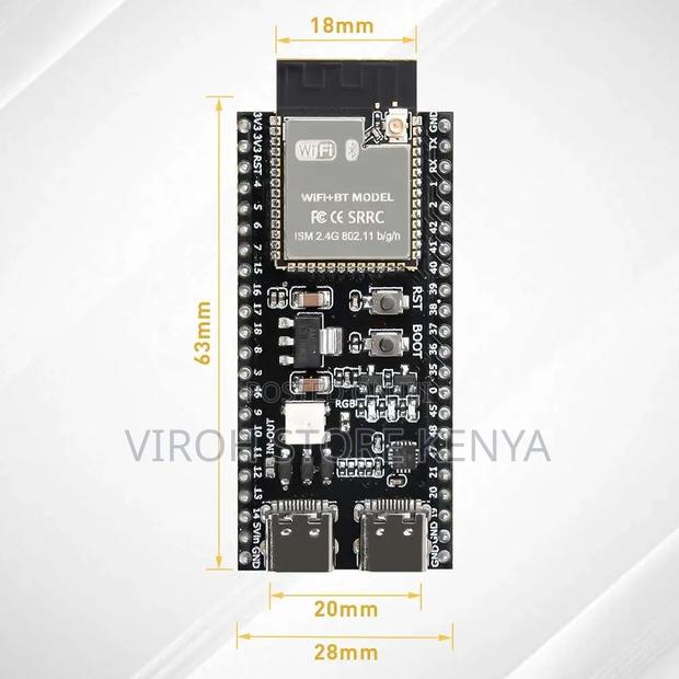 ESP32-S3 Dual Type-C Development Board - thumbnail 2