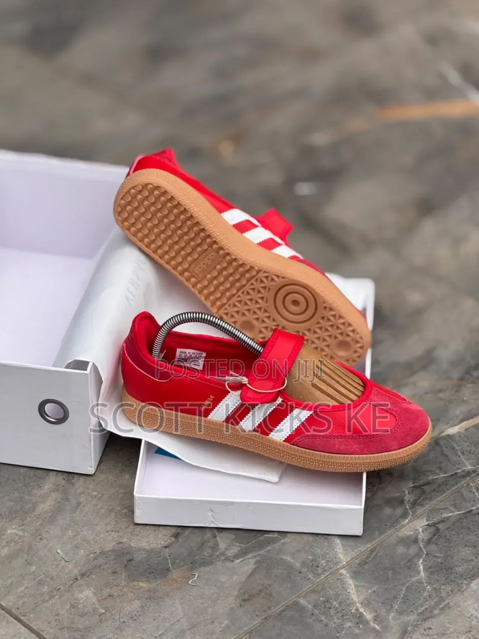 Adidas Samba Jane Mary Jane-Style Slip-on Sneakers