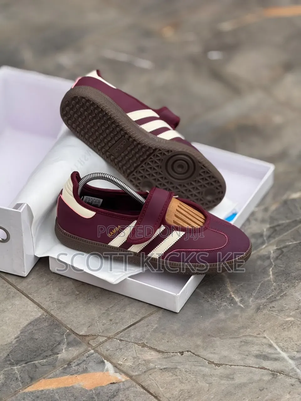 Adidas Samba Jane Mary Jane-Style Slip-on Sneakers