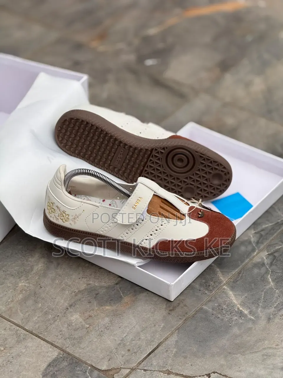 Adidas Samba Jane Mary Jane-Style Slip-on Sneakers