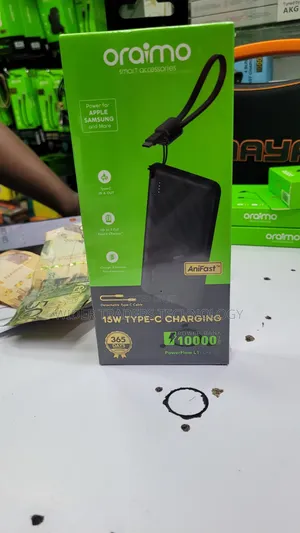 Oraimo PowerFlow L1 (OPBmAh Power Bank,15W Type-C