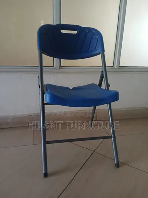 Elpremium Premium Blue Folding Chair