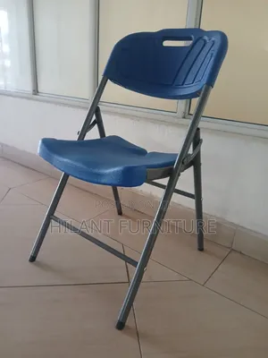 Elpremium Premium Blue Folding Chair