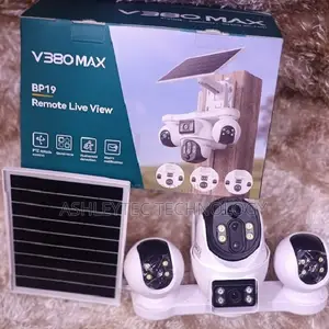4G 4-Lens Solar Camera With Full-Color Night Vision