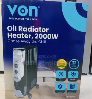 *Von Oil Radiator Heater 2000W