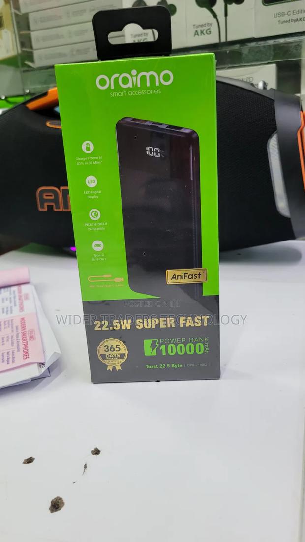 Oraimo Toast 22.5 Byte 10000mAh Power Bank (Model OPB-7100Q) - main view