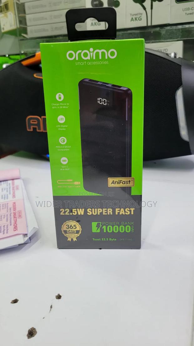 Oraimo Toast 22.5 Byte 10000mAh Power Bank (Model OPB-7100Q) - thumbnail 2