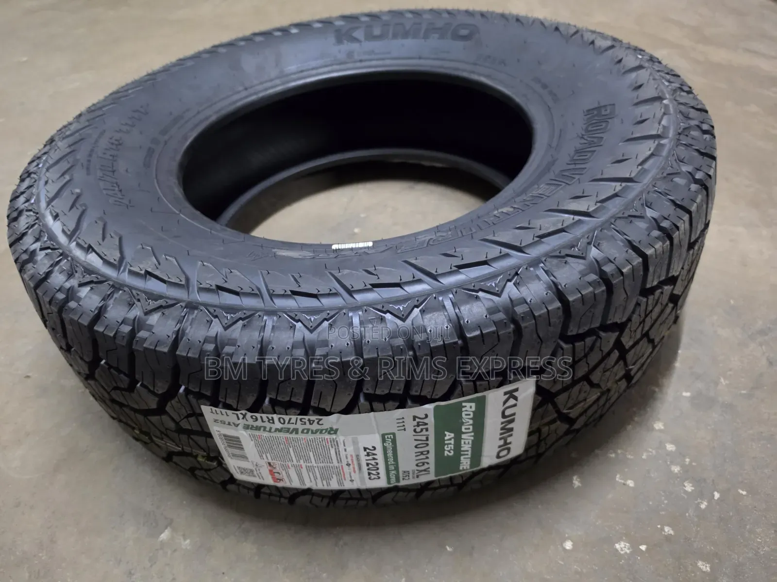 245 /70 R16 Khumo Tires(all Terrain)