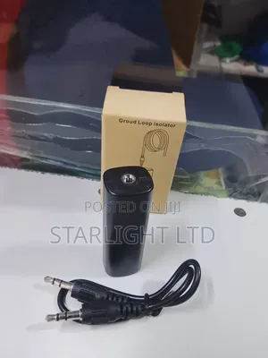 Portable Ground Loop Isolator With 3.5mm Aux Audio Cable Included