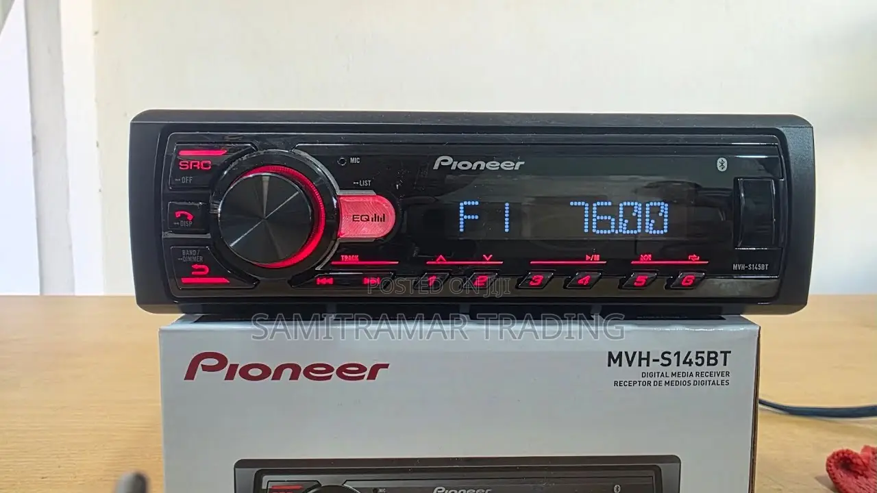 MVH-S145bt Pioneer 1-Din Digital Media Receiver With Bluetooth