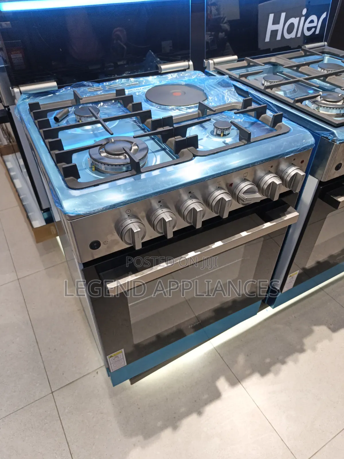 Haier 60 by 60 FFD Standing Cooker and Oven Light