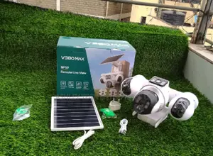 4G Quad Lens V380 Max Solar PTZ Security Camera