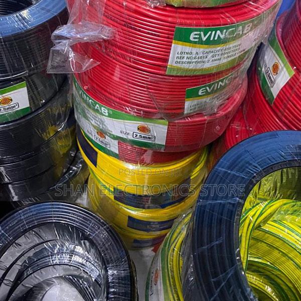 1.5mm Red Single Core Solid High Quality Electrical Wiring Cable - thumbnail 2