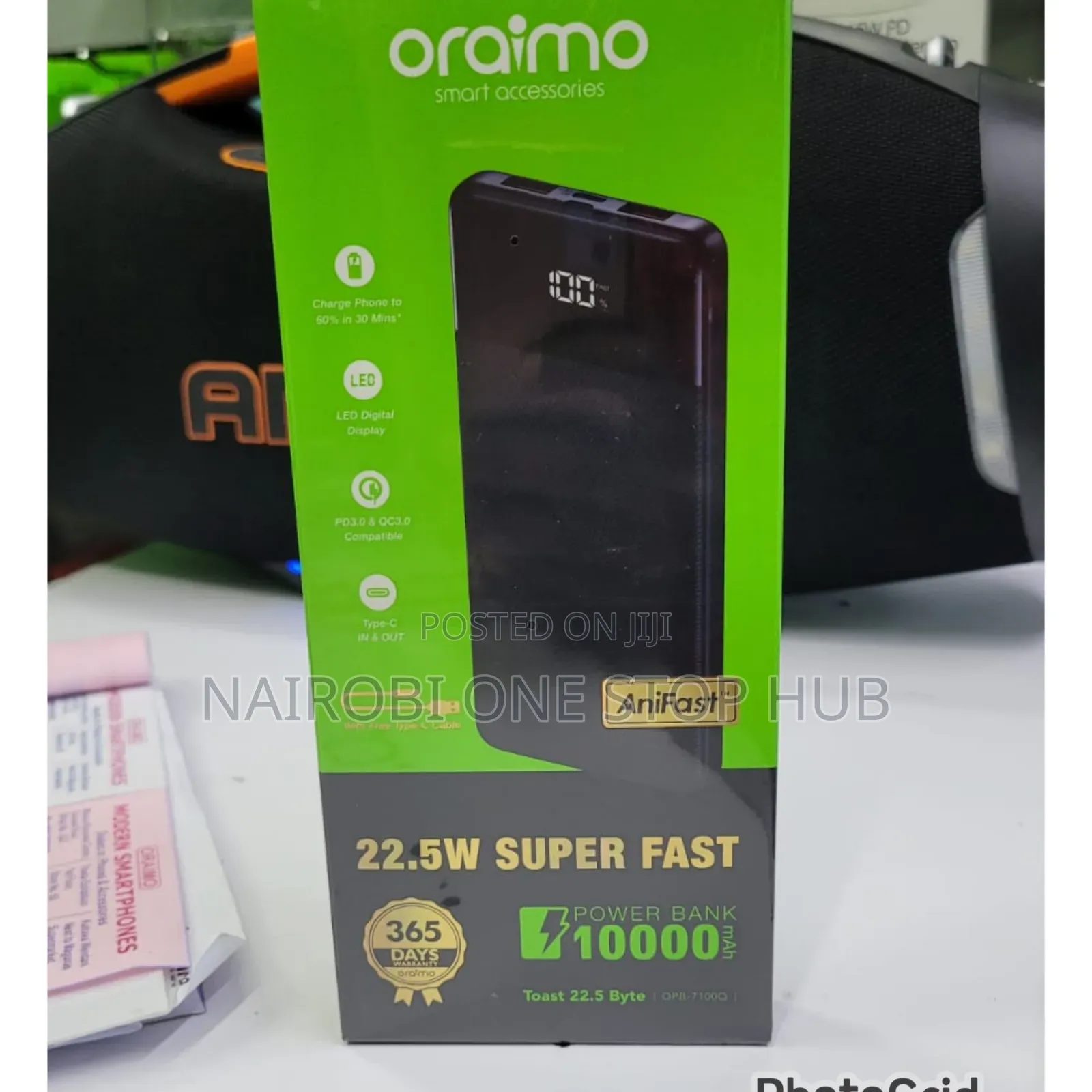 Oraimo Toast 22.5 Byte Power Bank