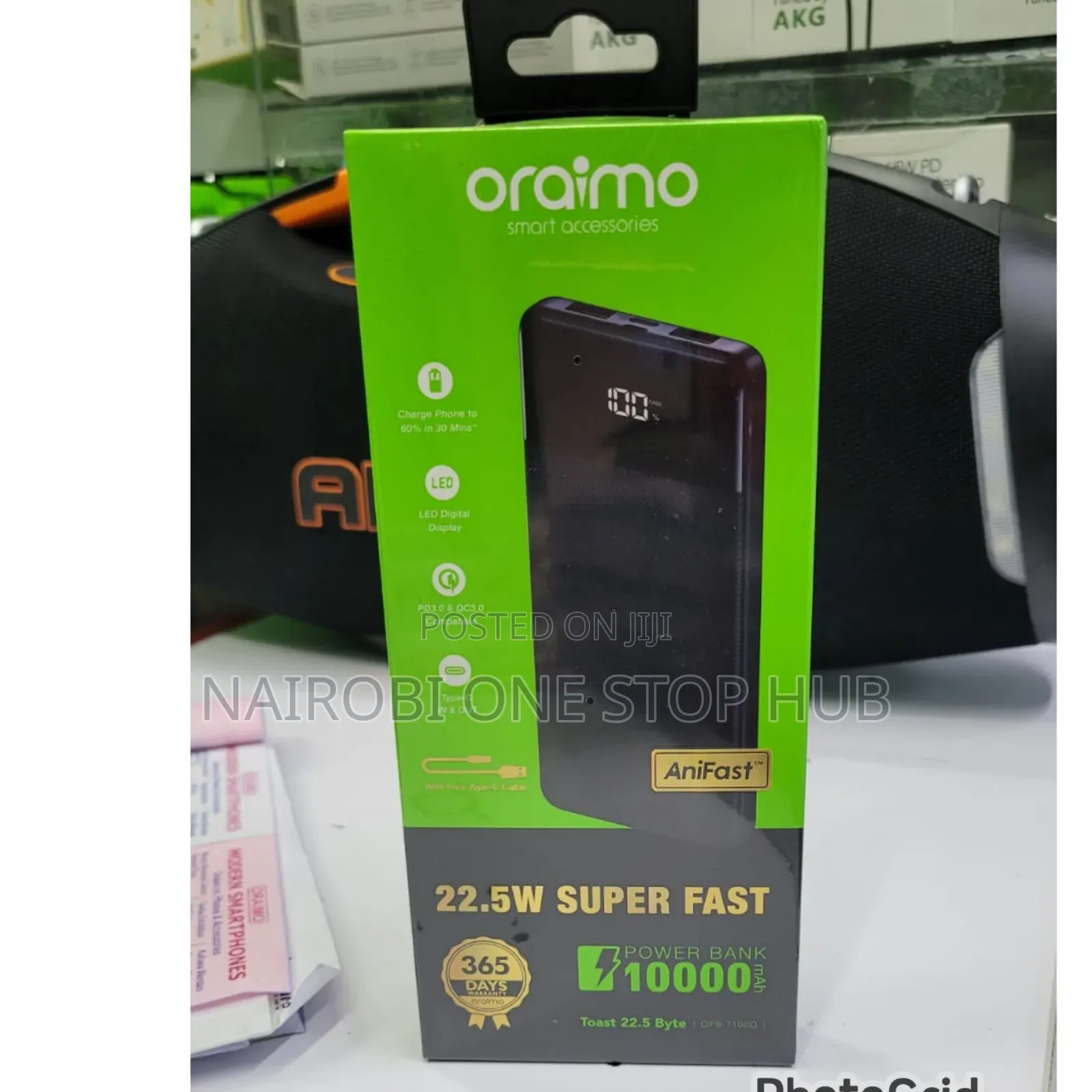 Oraimo Toast 22.5 Byte Power Bank