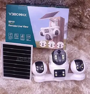 4G Solar CCTV Camera 4 Lens With Motion Detection