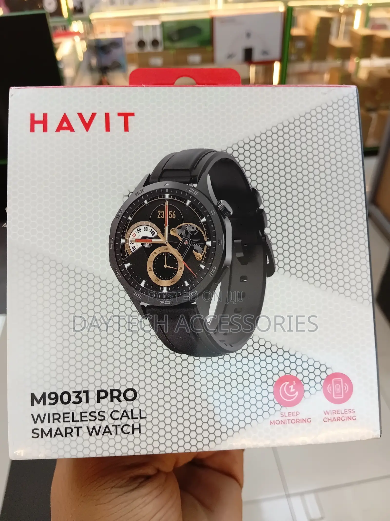 Havit M9031 Pro 1.43" AMOLED Screen AI-Powered Assistance.