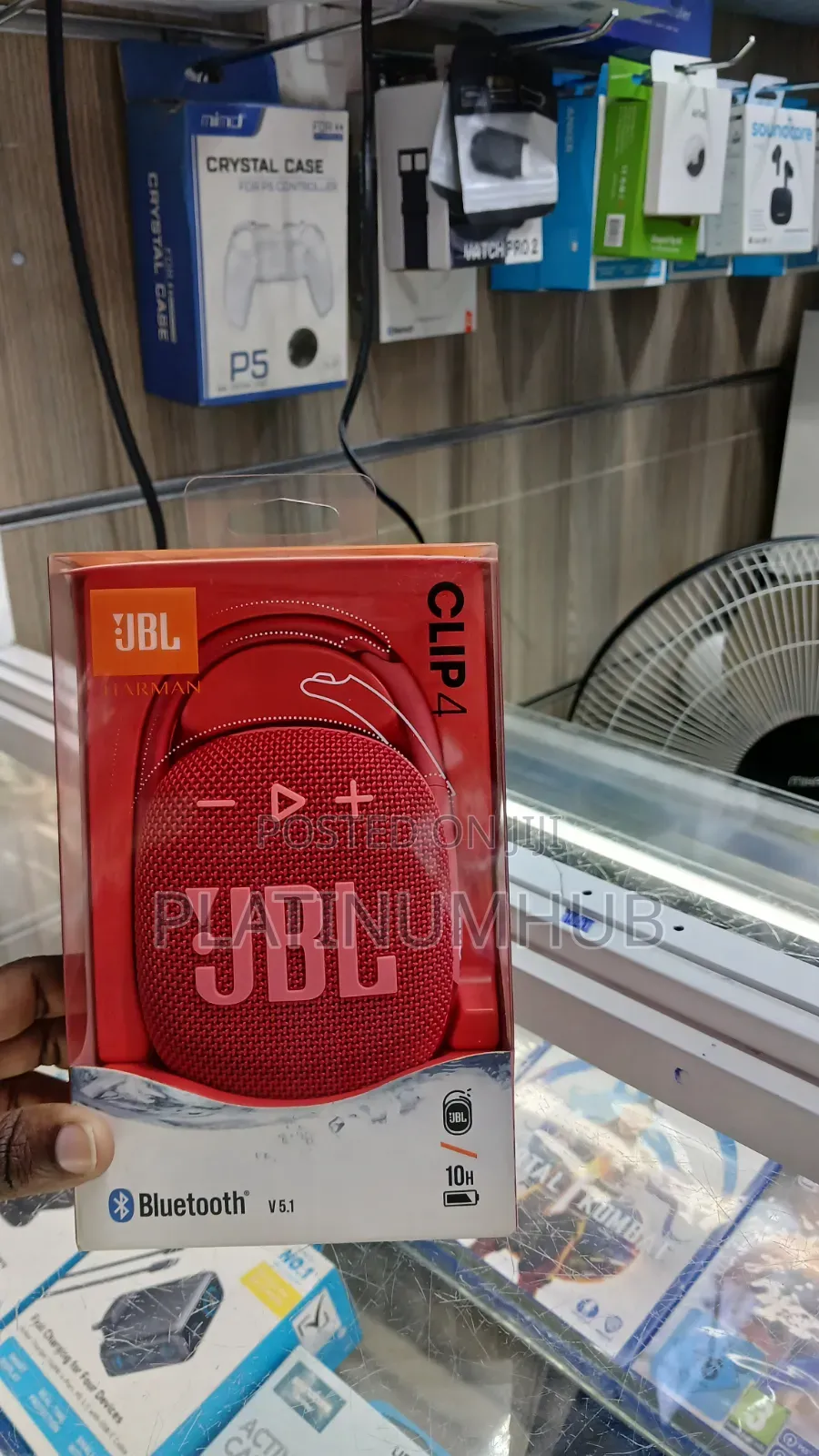 JBL by HK Red Clip 4 Bt Speaker Ultra Portable