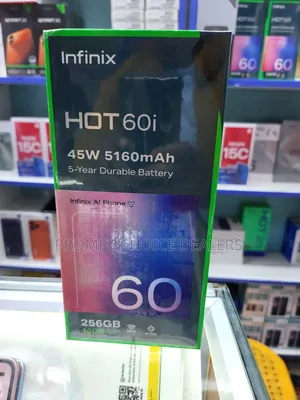 New Infinix Hot 60i 256 GB Black