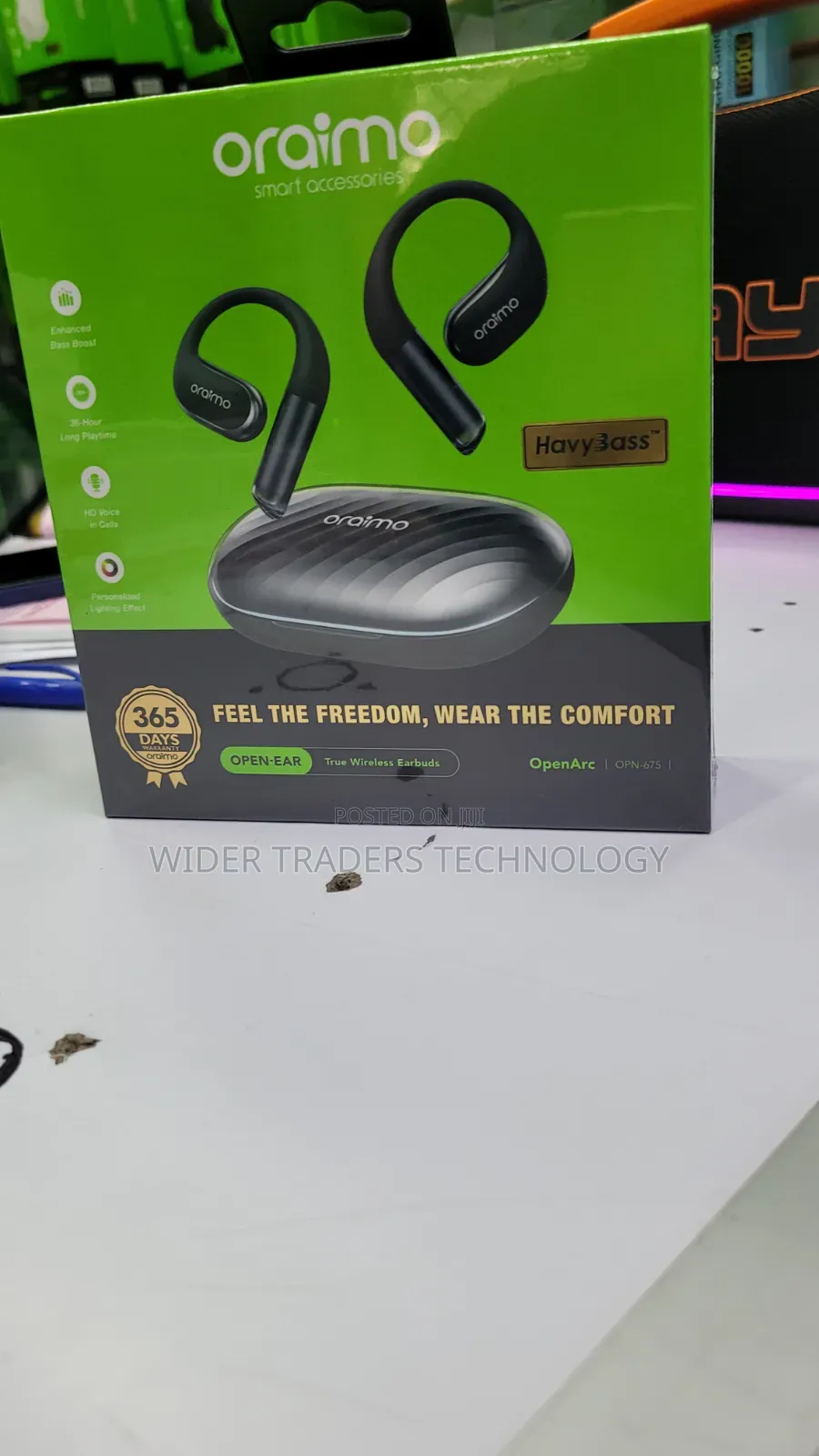 Oraimo OpenArc OPN-675 Open-Ear True Wireless Earbuds