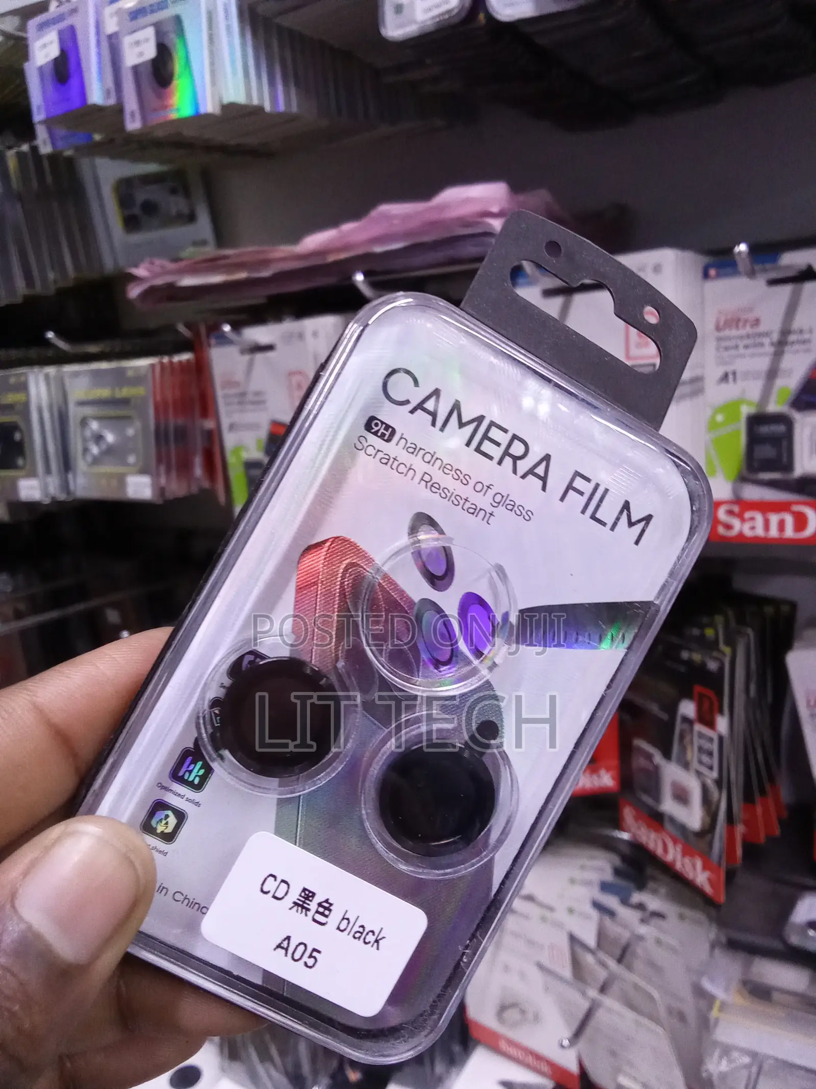 Tempered Glass Camera Lens Ring Metal Protector for Samsung A05