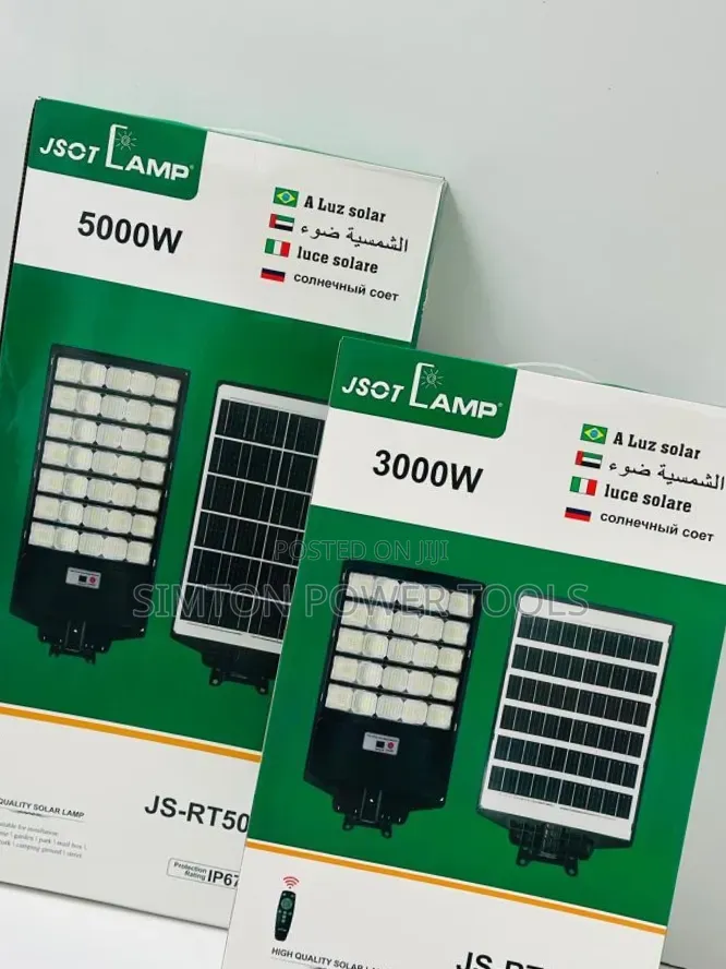 JSCT LAMP Outdoor Commercial Solar Street Lights,
