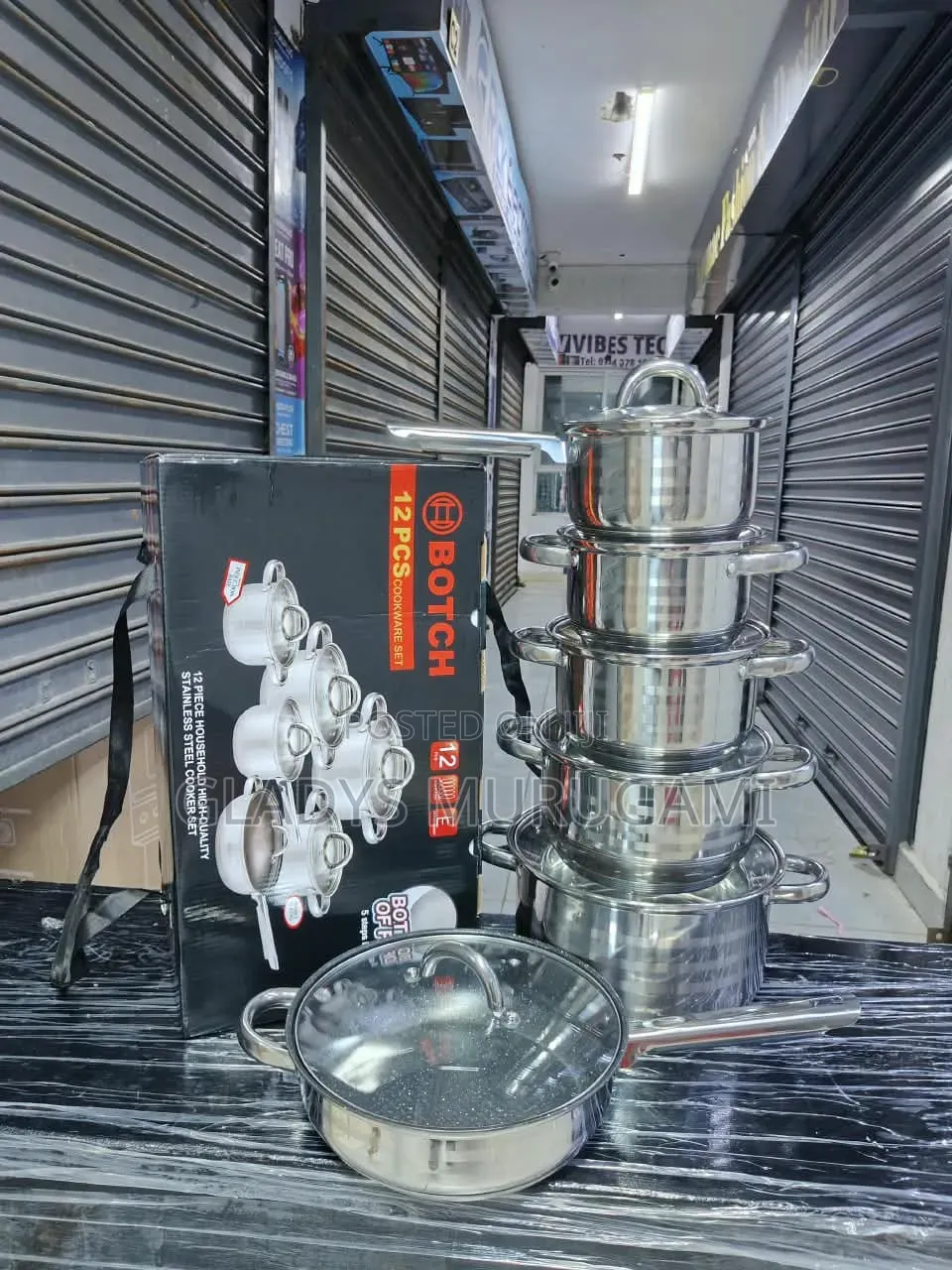 12pc Stainless Steel Cooker* Induction Enabled