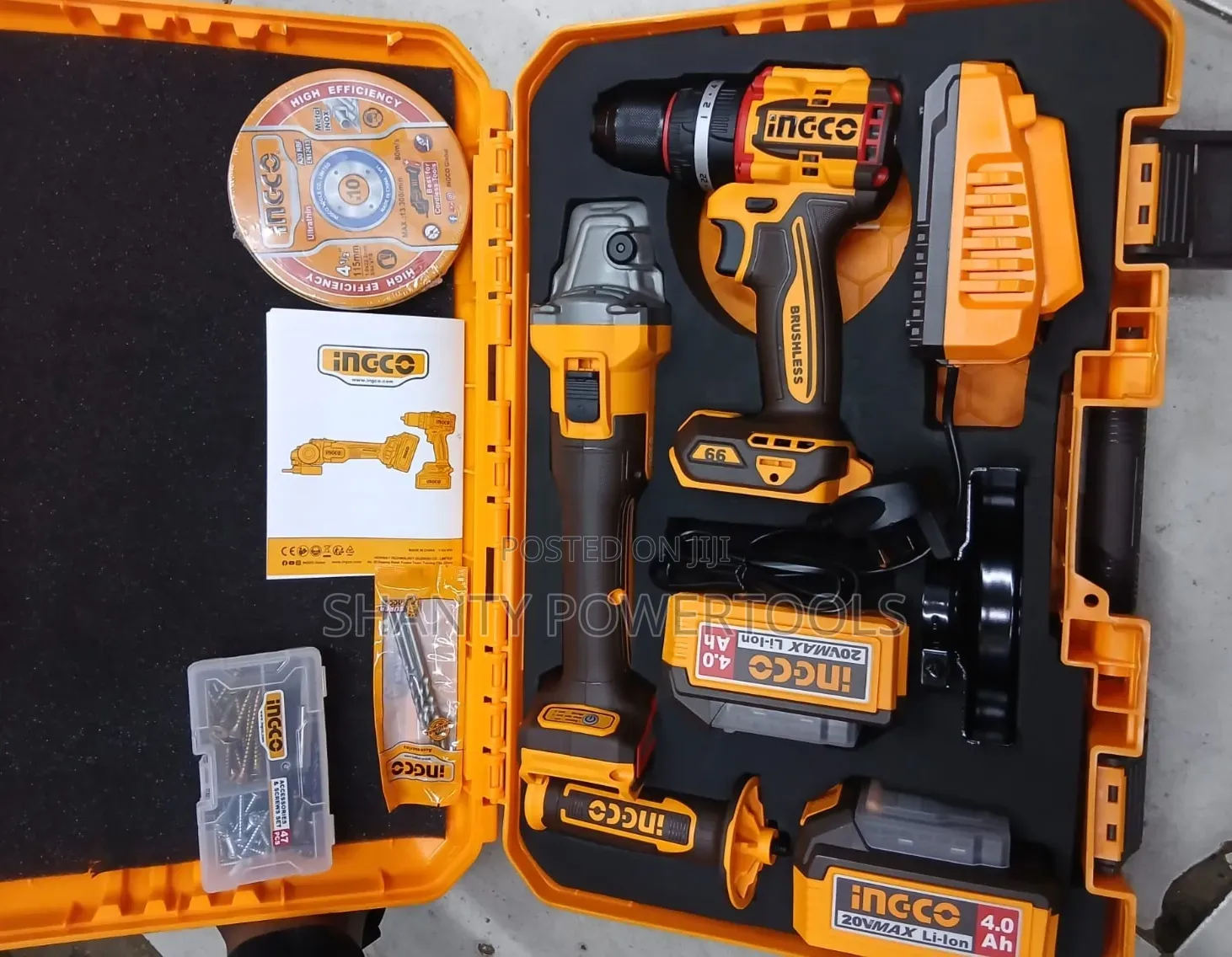 INGCO 20V Cordless Combo
