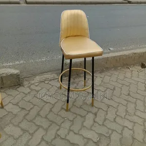 High Counter Chair or Bar Chair Gold 