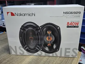 Nakamichi 6 by 9 840watts 4-Way Oval Midrange Speakers