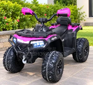 Kids 4×4 Electric Ride-on ATV Quad Bike – Pink Black