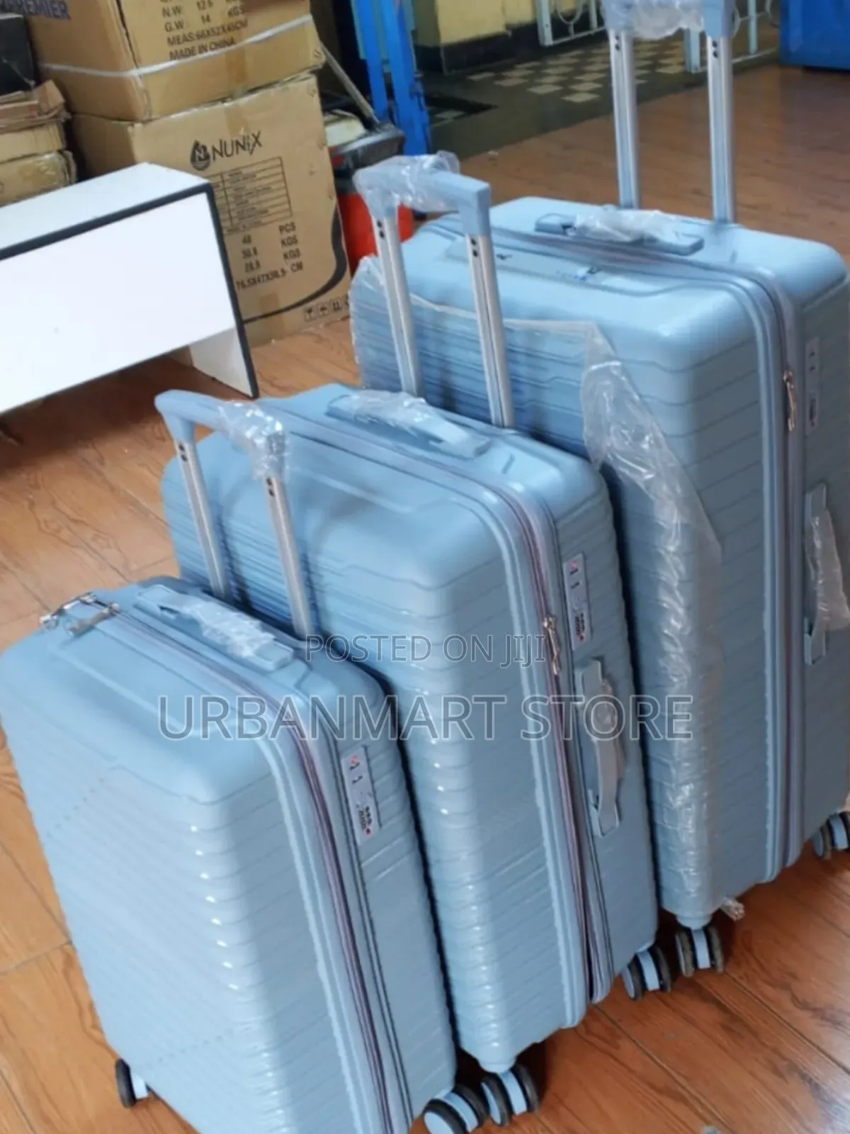Brand New 3 in 1 Unbreakable PP Suitcase Set 72, 64, 52 Cm