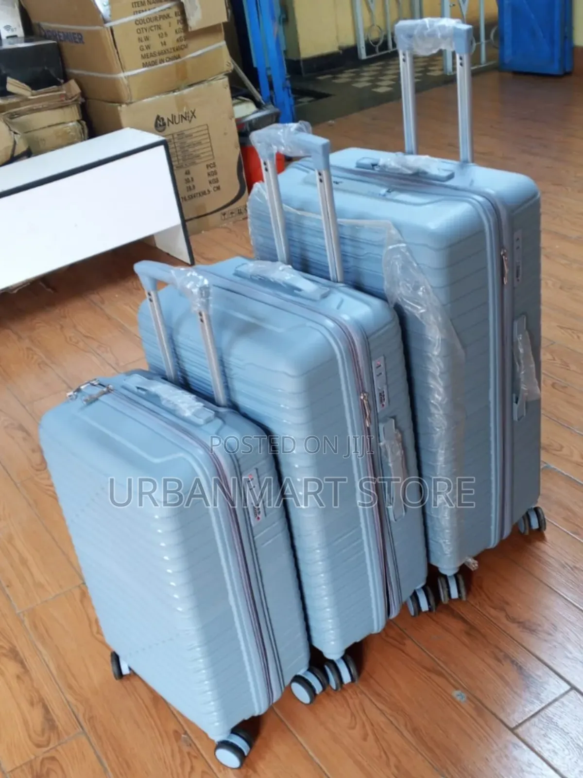 Brand New 3 in 1 Unbreakable PP Suitcase Set 72, 64, 52 Cm