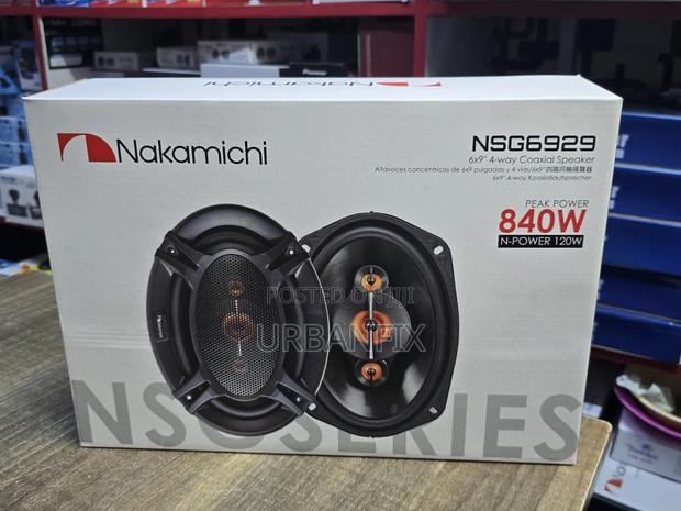 Nakamichi 840watts Oval 4-Way Midrange Speakers- A Pair - main view
