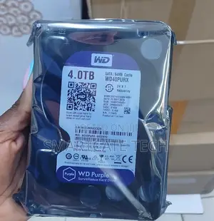 WD Purple 4TB Surveillance Hard Disk SATA HDD for CCTV DVR Systems