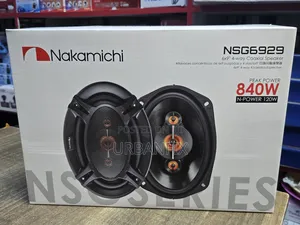 Nakamichi Oval 840watts 6 by 9 4-Way Coaxial Midrange Speakers