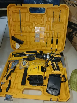 DeWalt-branded Cordless Drill and Tool Kit Set